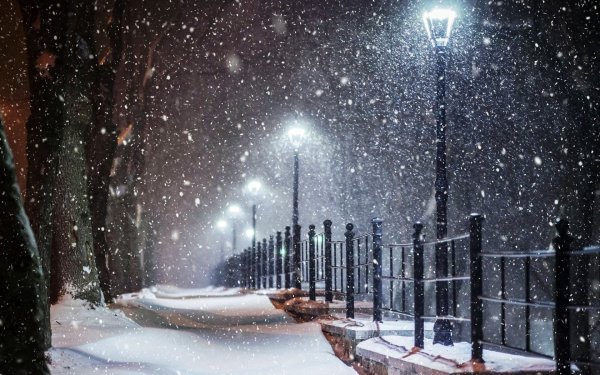 Падающий снег