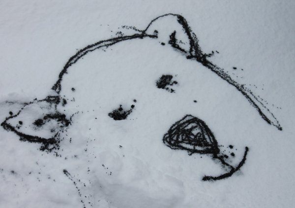 Снег рисунок