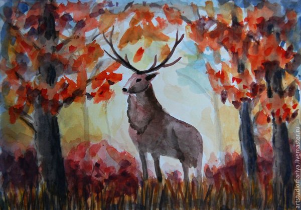 Краски осени рисунок