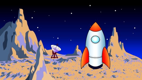 Ракета из мультфильма