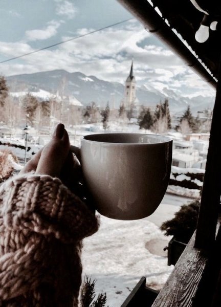 Уютное утро зимой