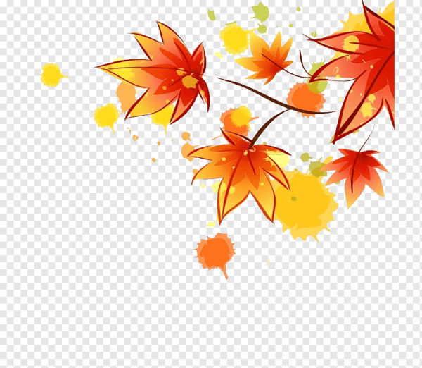 Осенняя без фона