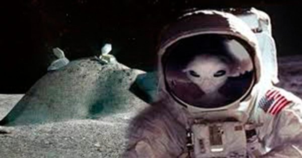 Инопланетяне на Луне