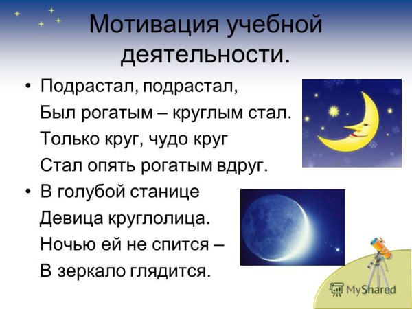 Луна презентация 1 класс