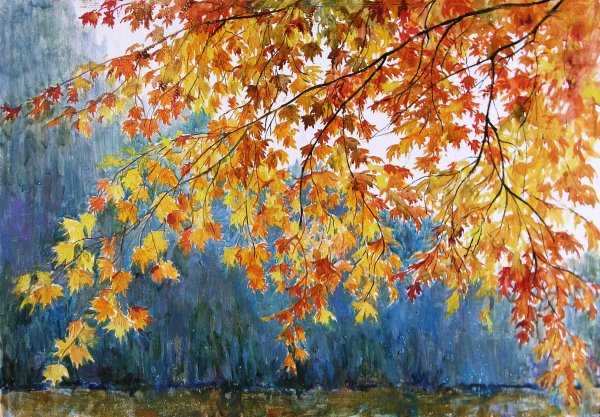 Клен на картинах художников