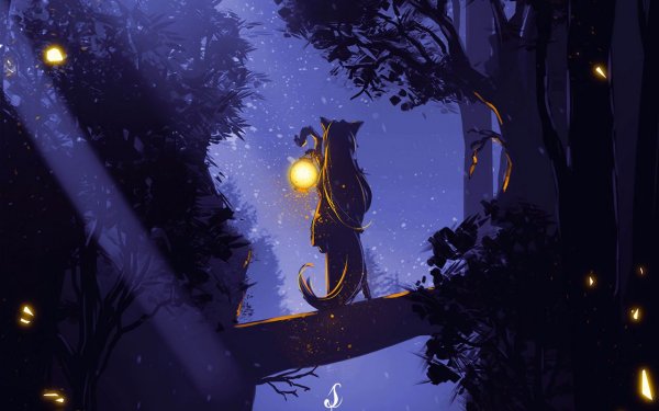 Ночь иллюстрация