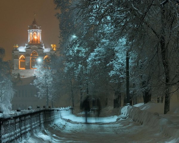 Зима в городе