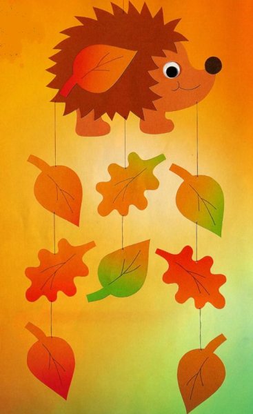 Осень из цветной бумаги