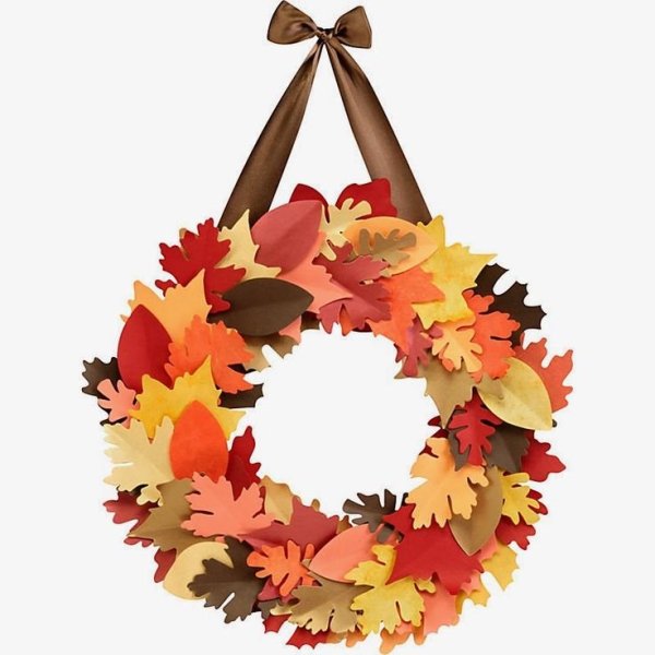 Осенний венок в детский сад