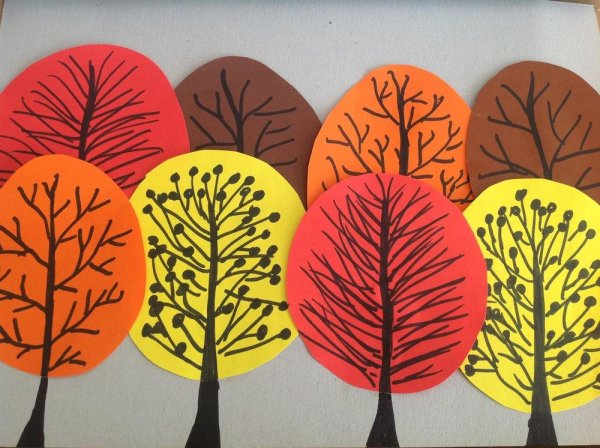 Аппликация осень