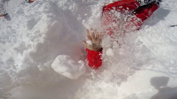 Рука из сугроба