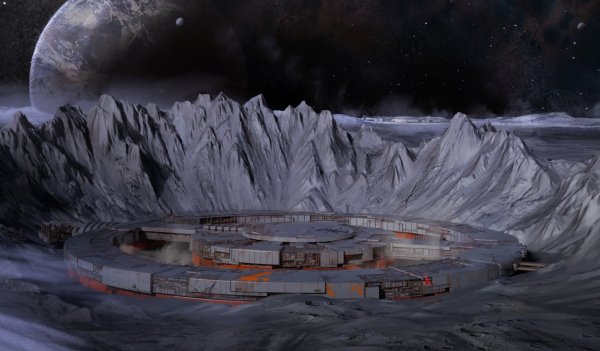 Лунная база концепт