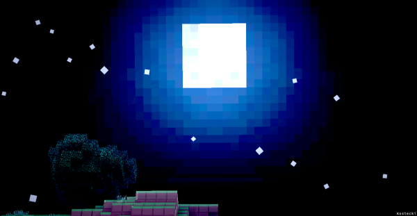 Луна из МАЙНКРАФТА