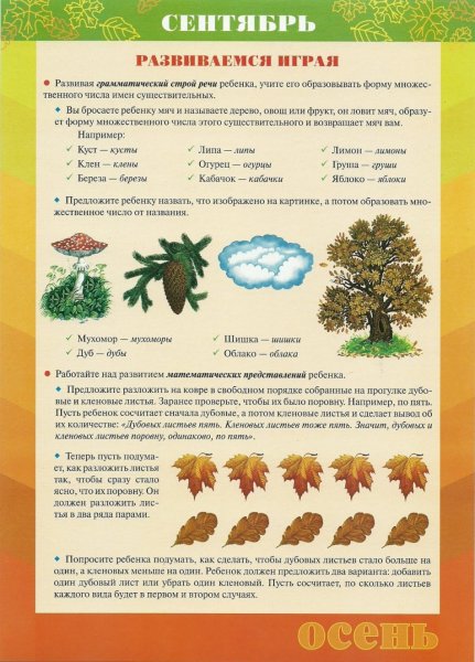 Сентябрь в уголок для родителей средняя группа