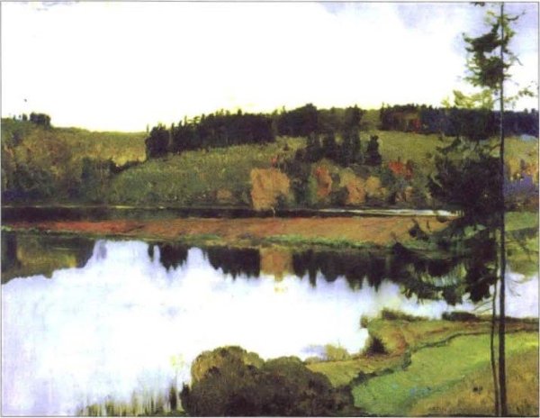 Михаил Нестеров. Осенний пейзаж. 1906.