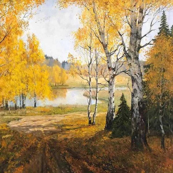 Михаил Нестеров осенний пейзаж