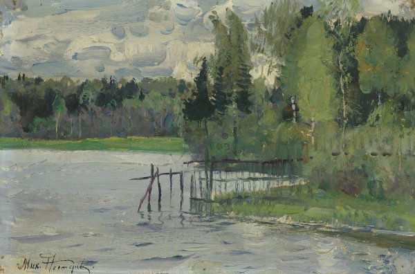 Михаил Нестеров. Осенний пейзаж. 1906.