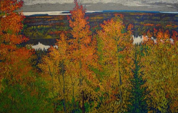 Михаил Нестеров. Осенний пейзаж. 1906.