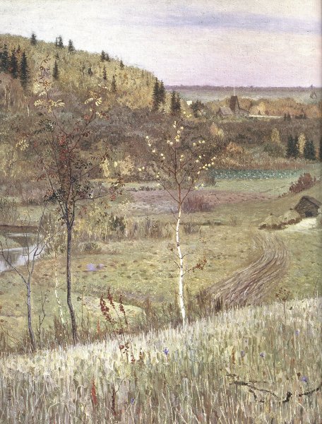 Михаил Нестеров. Осенний пейзаж. 1906.