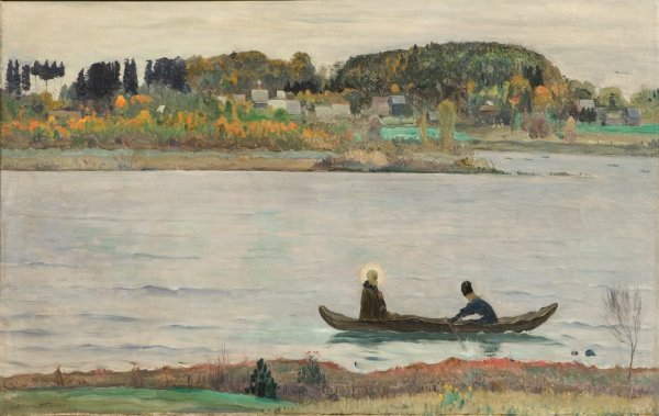 Михаил Васильевич Нестеров. «Река белая», 1909