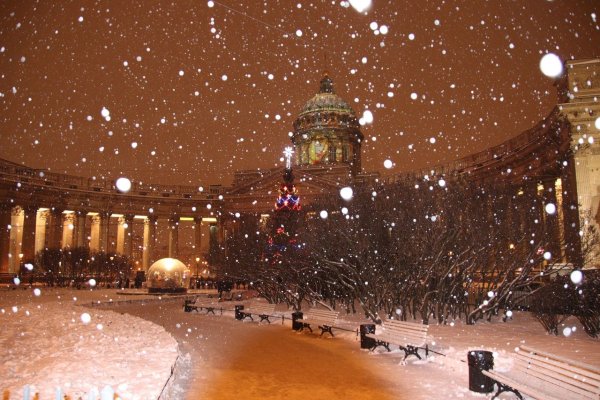 Заснеженный Питер Мариинка