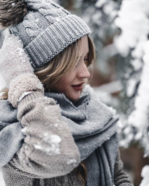 Фотосессия зимой