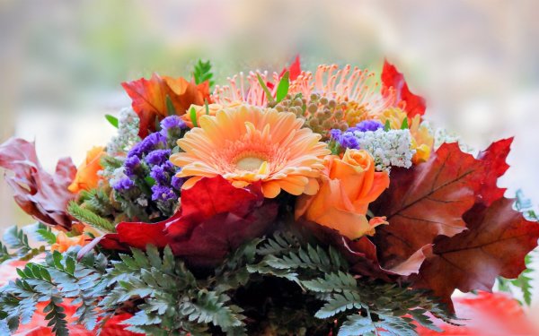 Букет "осенние хризантемы"