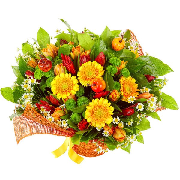 Осенний букет учителю