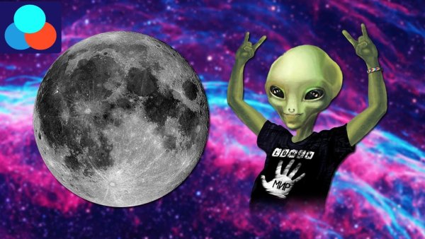 Космос инопланетяне на Луне