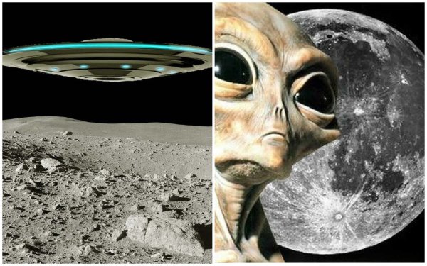 Инопланетяне на Луне