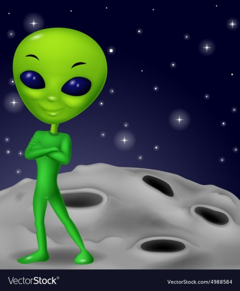 Пришельцы в космосе для детей