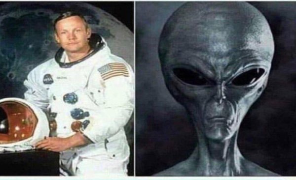 Нил Армстронг пришелец