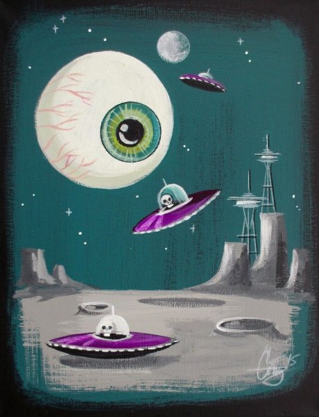 НЛО иллюстрация