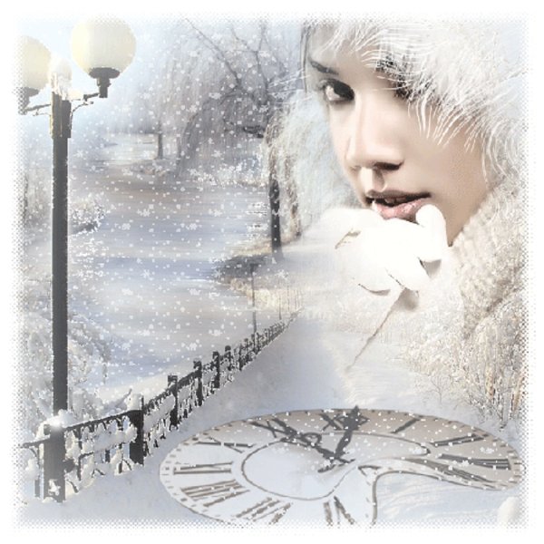 Пушистый снег