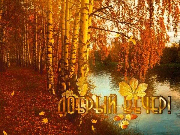 Доброго осеннего вечера