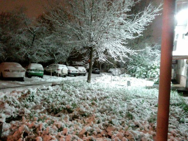 Первый снег в Перми