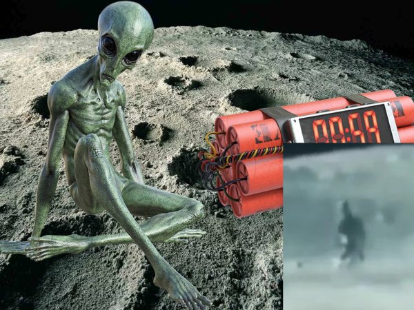 Снимки пришельцев на Луне