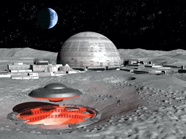 Базы пришельцев на Луне