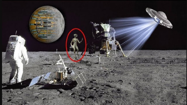 Инопланетяне на Луне