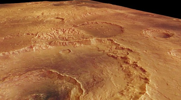 Планета Марс кратеры