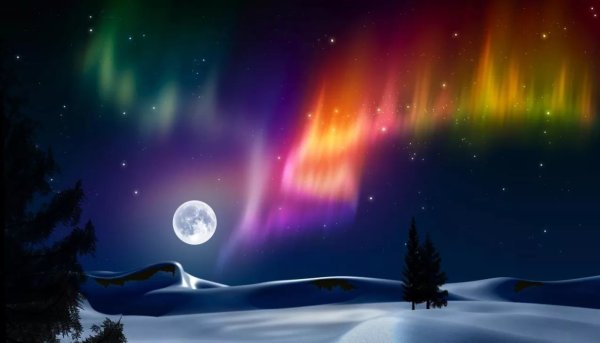 Северное сияние для детей