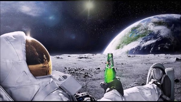 Карлсберг на Луне