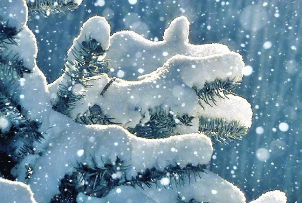 Снегопад анимация