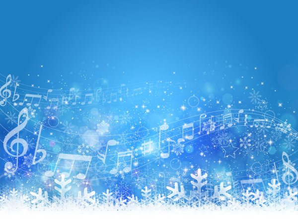 Зимние новогодние музыкальные фоны