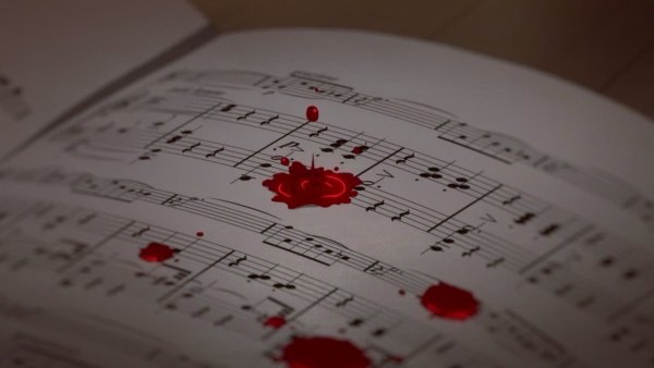 Твоя Апрельская ложь Ноты в крови