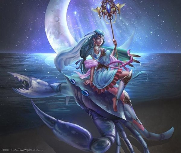 Девушка Скорпион фэнтези