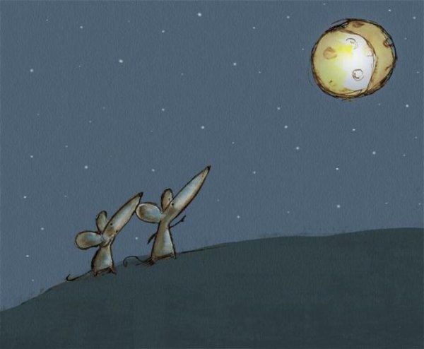 Сказочный облик Луны