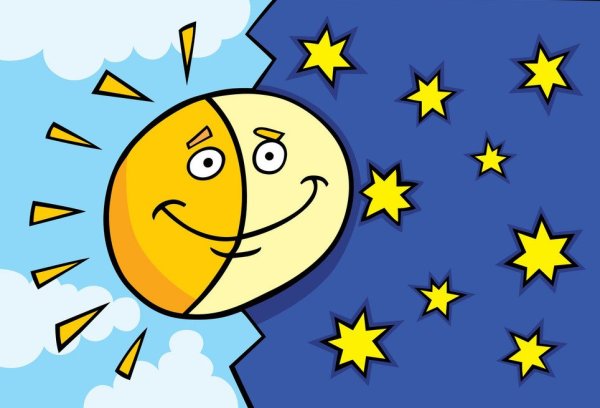 Сказочное объяснение смены дня и ночи