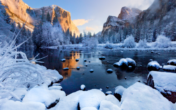 Yosemite National Park зимой