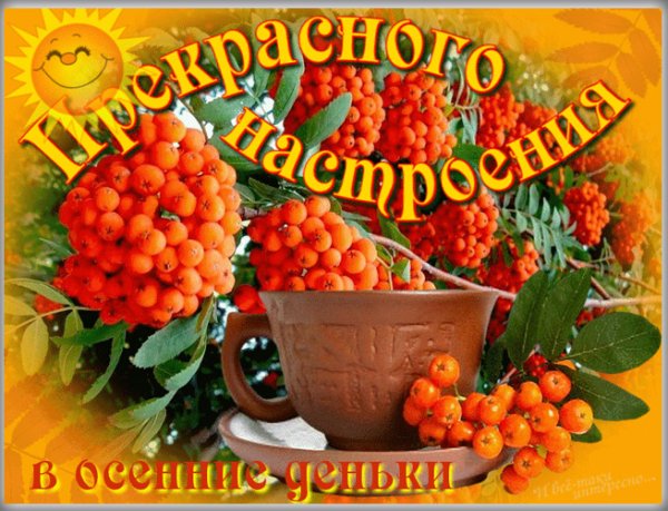 Ппрекрасного ооссееннеегоо настроеения
